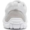 imageHOBIBEAR Unisex Wide Athletic Barefoot Shoes for Men Women Outdoor Trail Running Walking ShoeWhite