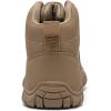 imageHOBIBEAR Unisex Wide Barefoot Boots for Mens Womens Hiking Outdoor Walking ShoesBrown