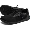 imageHOBIBEAR Unisex Wide Barefoot Minimalist Shoes for Womens Mens Zero Drop Shoes LightweightBlack
