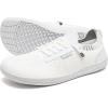 imageHOBIBEAR Unisex Wide Barefoot Minimalist Shoes for Womens Mens Zero Drop Shoes LightweightWhite