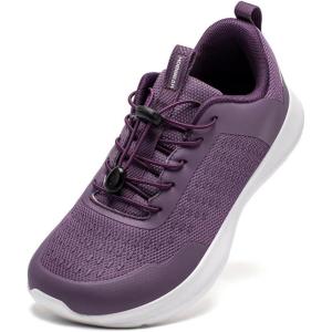 imageHOBIBEAR Unisex Barefoot Sneakers Wide Toe Box Trail Running Shoes for Women Men Fashion Walking ShoesPurple