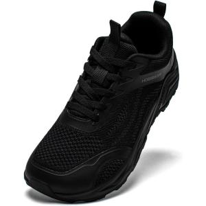 imageHOBIBEAR Mens Running Shoes Wide Toe Box Zero Drop Sneakers Lightweight BreathableBlack