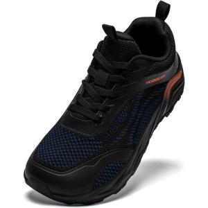 imageHOBIBEAR Mens Running Shoes Wide Toe Box Zero Drop Sneakers Lightweight BreathableBlue