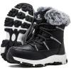 imageHOBIBEAR Boys Girls Toddler Snow Boots Waterproof Slip Resistant Outdoor Winter Boot ShoesToddlerLittle KidsBig KidsBlack