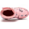 imageHOBIBEAR Boys Girls Toddler Snow Boots Waterproof Slip Resistant Outdoor Winter ShoesToddlerLittle KidsBig KidsPeach Pink