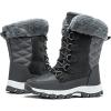 imageHOBIBEAR Girls Boys Kids Snow Boots Waterproof Slip Resistant Outdoor Winter ShoesKidsLittle KidsBig KidsGrey