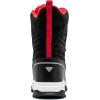 imageHOBIBEAR Kids Snow Boots Boys Girls Mid Calf Waterproof Warm Faux Fur Lined Insulated Winter ShoesToddlerLittle KidBig KidBlackRed