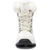 imageHOBIBEAR Womens Snow Boots Winter Outdoor Faux Fur Lined Warm Water Resistant MidCalf BootiesBeigeWhite