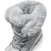 imageHOBIBEAR Womens Snow Boots Winter Outdoor Faux Fur Lined Warm Water Resistant MidCalf BootiesGrey