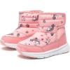 imageHOBIBEAR Boys Girls Toddler Snow Boots Waterproof Slip Resistant Outdoor Winter ShoesToddlerLittle KidsBig KidsPeach Pink