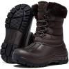 imageHOBIBEAR Womens Waterproof Winter Snow Boots Lightweight AntiSlip Warm Outdoor MidCalf BootiesNbrown
