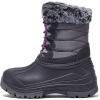 imageHOBIBEAR Womens Waterproof Winter Snow Boots Lightweight AntiSlip Warm Outdoor MidCalf BootiesNgrey