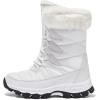 imageHOBIBEAR Womens Waterproof Winter Snow Boots Lightweight AntiSlip Warm Outdoor MidCalf BootiesWhite