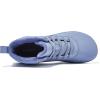 imageHOBIBEAR Womens Winter Barefoot Shoes Men Wide Toe Box Warm Faux Fur Lined Ankle SneakersBlue