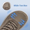 image:imageHOBIBEAR Minimalist Barefoot Shoes WideLast ZeroDrop SlipOns Unisex Trail Running ShoesBrown