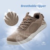 image:imageHOBIBEAR Minimalist Barefoot Shoes WideLast ZeroDrop SlipOns Unisex Trail Running ShoesBrown