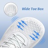 image:imageHOBIBEAR Minimalist Barefoot Shoes WideLast ZeroDrop SlipOns Unisex Trail Running ShoesWhite