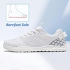 image:imageHOBIBEAR Minimalist Barefoot Shoes WideLast ZeroDrop SlipOns Unisex Trail Running ShoesWhite