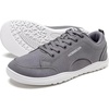 image:imageHOBIBEAR Unisex Wide Toe Barefoot Shoes Minimalist Canvas Sneakers Laceup Walking Shoes for Men WomenGrey
