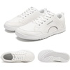 image:imageHOBIBEAR Unisex Wide Toe Barefoot Shoes Minimalist Canvas Sneakers Laceup Walking Shoes for Men WomenWhite