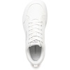 image:imageHOBIBEAR Unisex Wide Toe Barefoot Shoes Minimalist Canvas Sneakers Laceup Walking Shoes for Men WomenWhite