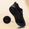 image:imageHOBIBEAR Unisex Wide Toe Barefoot Shoes Minimalist Sneakers for Men Women Laceup Walking ShoesAll Black