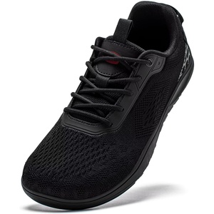image:imageHOBIBEAR Minimalist Barefoot Shoes WideLast ZeroDrop SlipOns Unisex Trail Running ShoesBlack