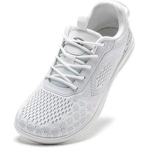 image:imageHOBIBEAR Minimalist Barefoot Shoes WideLast ZeroDrop SlipOns Unisex Trail Running ShoesWhite