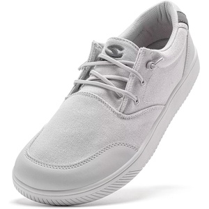 image:imageHOBIBEAR Unisex Wide Toe Loafers Barefoot Zero Drop Shoes for Womens Minimalist Casual Walking Shoes Slip On LightweightGrey