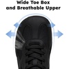 image:imageHOBIBEAR Unisex Barefoot Shoes Women Men  Wide Toe Box Zero Drop Shoe  Walking SneakersBlack