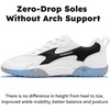 image:imageHOBIBEAR Unisex Barefoot Shoes Women Men  Wide Toe Box Zero Drop Shoe  Walking SneakersBlack White
