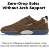 image:imageHOBIBEAR Unisex Barefoot Shoes Women Men  Wide Toe Box Zero Drop Shoe  Walking SneakersBrown