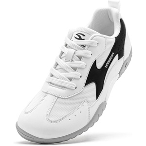 image:imageHOBIBEAR Unisex Barefoot Shoes Women Men  Wide Toe Box Zero Drop Shoe  Walking SneakersBlack White