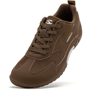 image:imageHOBIBEAR Unisex Barefoot Shoes Women Men  Wide Toe Box Zero Drop Shoe  Walking SneakersBrown