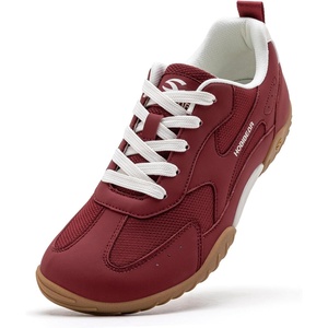 image:imageHOBIBEAR Unisex Barefoot Shoes Women Men  Wide Toe Box Zero Drop Shoe  Walking SneakersRed
