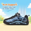 image:imageHOBIBEAR Barefoot Toddler Shoes Wide Toe Minimalist Sneakers for Boys Girls Lowtop Lightweight Shoes with Hook and Loop StrapAll Black