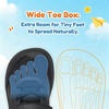 image:imageHOBIBEAR Barefoot Toddler Shoes Wide Toe Minimalist Sneakers for Boys Girls Lowtop Lightweight Shoes with Hook and Loop StrapAll Black