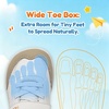 image:imageHOBIBEAR Barefoot Toddler Shoes Wide Toe Minimalist Sneakers for Boys Girls Lowtop Lightweight Shoes with Hook and Loop StrapBrown
