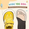 image:imageHOBIBEAR Toddler Kids Shoes Classic Retro Trainers for Boys Girl Wide Toe Box Barefoot Shoes OutdoorYellow