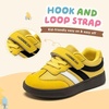 image:imageHOBIBEAR Toddler Kids Shoes Classic Retro Trainers for Boys Girl Wide Toe Box Barefoot Shoes OutdoorYellow