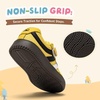 image:imageHOBIBEAR Toddler Kids Shoes Classic Retro Trainers for Boys Girl Wide Toe Box Barefoot Shoes OutdoorYellow