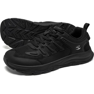 image:imageHOBIBEAR Unisex Wide Toe Athletic Shoes Minimalist Comfort Sneaker for Men Women CasualAll Black