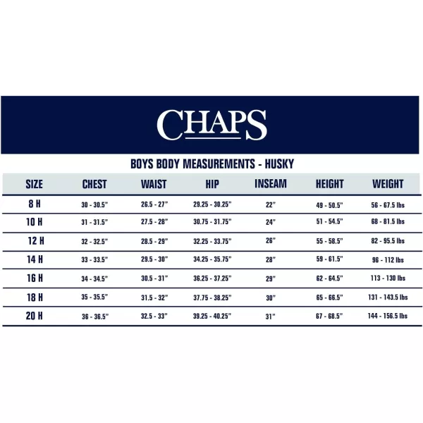 Chaps Boys' Big Flat Front Dress Pants