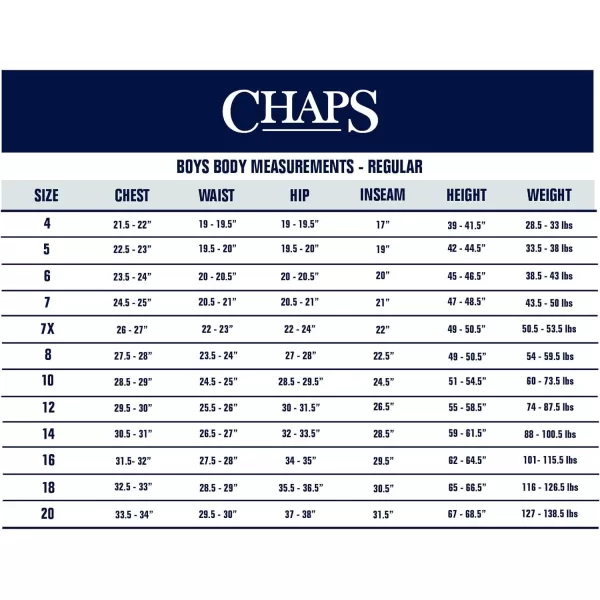 Chaps Boys' Big Flat Front Dress Pants