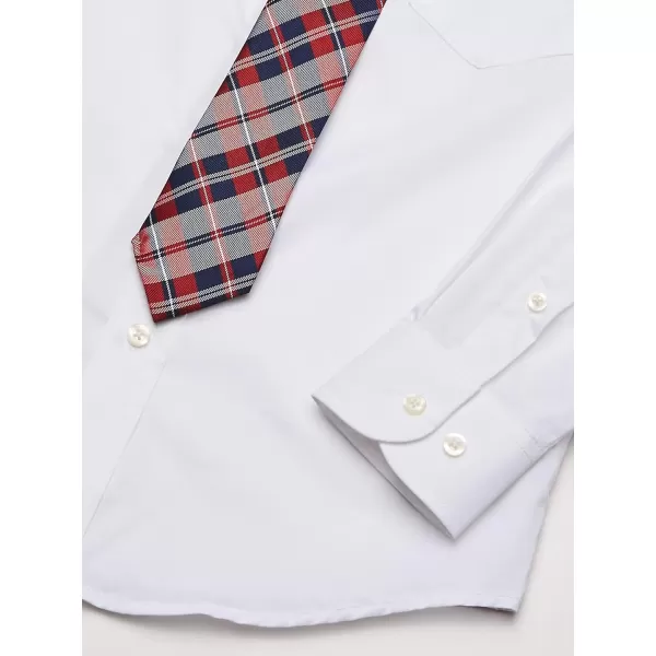 Chaps Boys' Long Sleeve Dress Shirt with Matching Tie