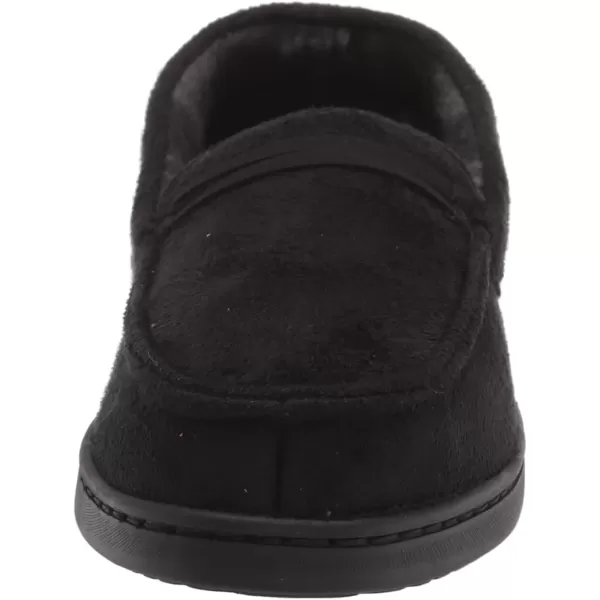 Chaps Boy's Moccasin Slipper House Shoe with Indoor/Outdoor Nonslip Sole