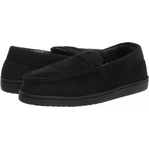 Chaps Boy's Moccasin Slipper House Shoe with Indoor/Outdoor Nonslip Sole