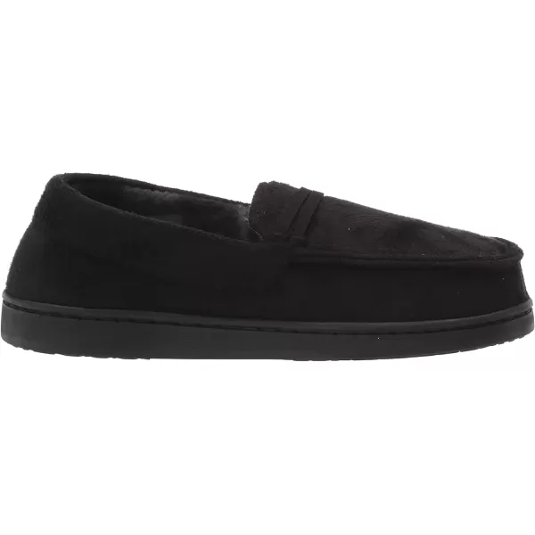 Chaps Boy's Moccasin Slipper House Shoe with Indoor/Outdoor Nonslip Sole