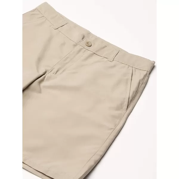 Chaps Boys' School Uniform Flat Front Performance Short