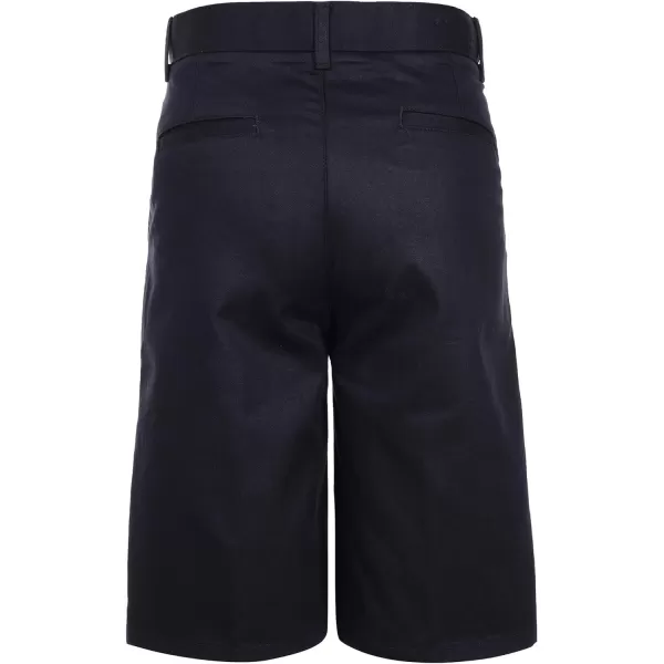 Chaps Boys' School Uniform Flat Front Twill Short